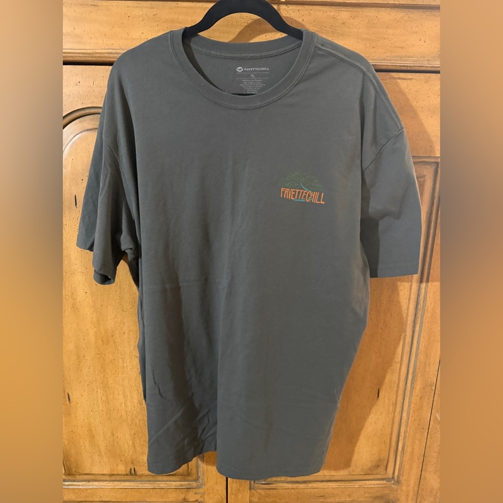 Men's Fayettechill Short Sleeve Crew Green T-Shirt - XL